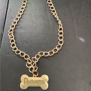 Rare Parappa The Rapper PlayStation 2 Bling Gold Colored Necklace